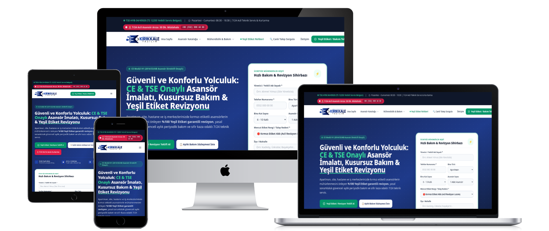 Asansör Bakım & Servis Yazılımı