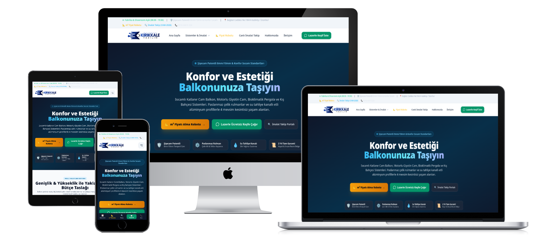 Cam Balkon & Kış Bahçesi Yazılımı