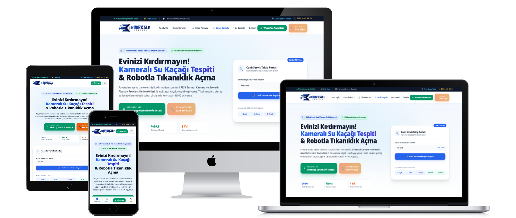 Sıhhi Tesisat & Su Kaçağı Yazılımı