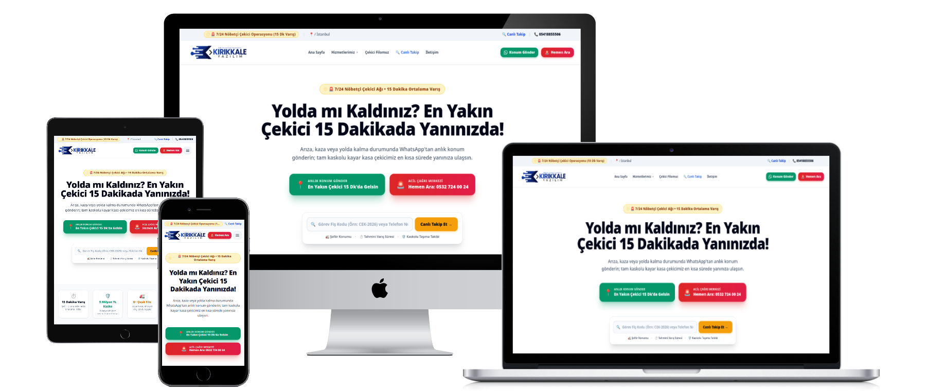 Oto Çekici & Yol Yardım Yazılımı